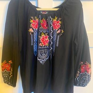 Johnny Was Peasant shirt, L